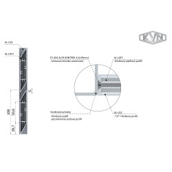 Profil 108x16mm, L-6000mm, hliník bez povrchovej úpravy Profil 108x16mm, L-6000mm, hliník bez povrchovej úpravy